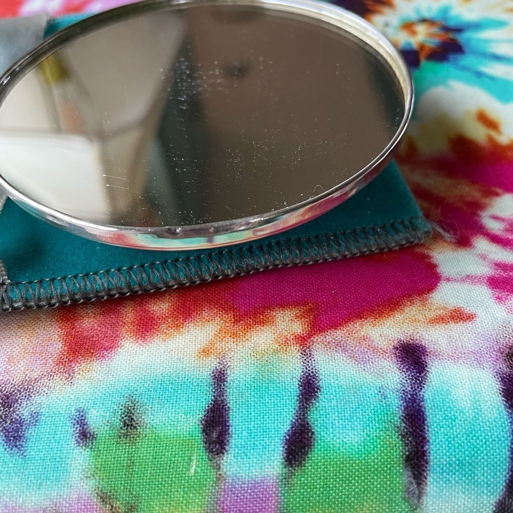 1930’S inspired VINTAGE TOWLE purse mirror with dust bag - Picture 6 of 9